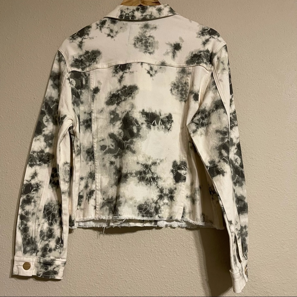 Sanctuary Jayden Tie Dye Cotton Blend Trucker Jacket - Picture 4 of 11